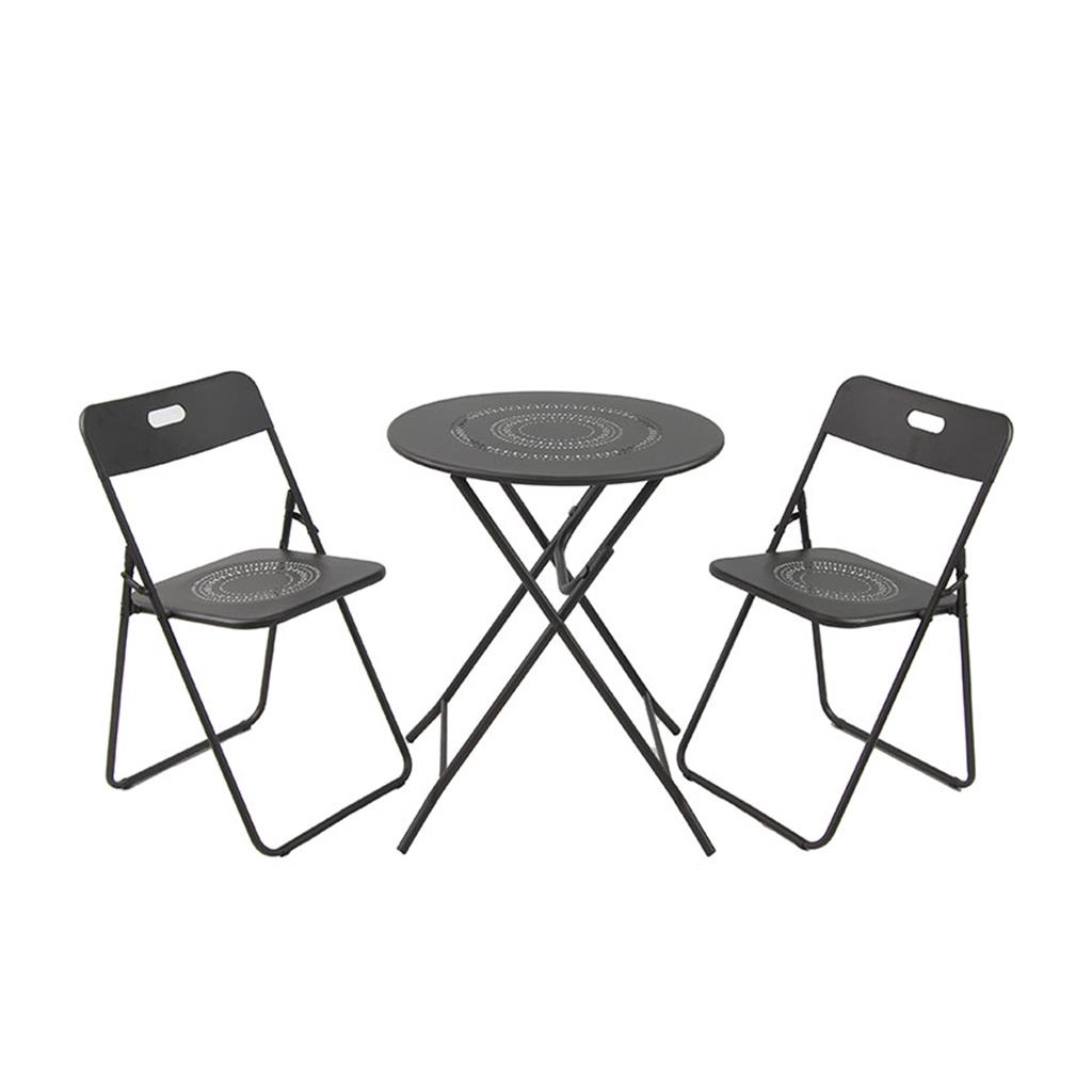 CONJUNT BALCO PLEGABLE MOD.GRACE NEGRE INT/EXT (1 CJ)