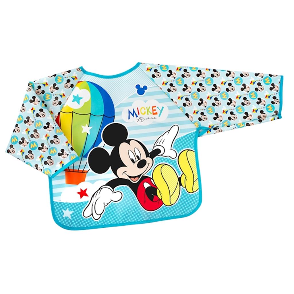 BABERO PEVA AMB MANIGUES DISNEY MICKEY SIMPLY (1 UD)