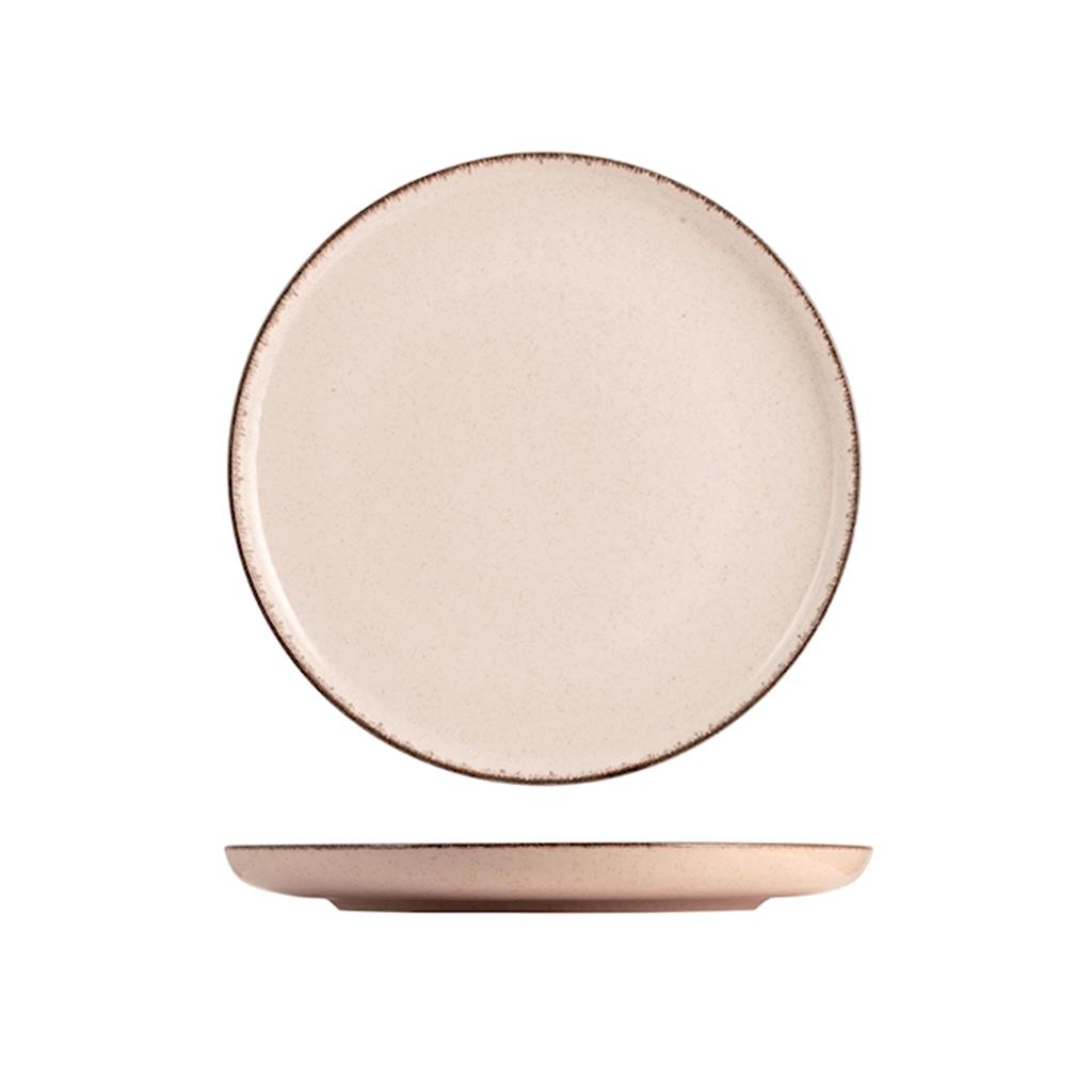 PLAT PLA 27cm PORCELLANA MOD.PEARL MARFIL PENGO (CX de 6 UD)