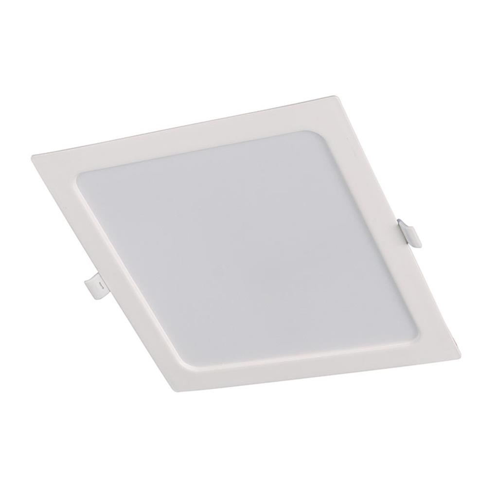 DOWNLIGHT QUADRAT BLANC LED EMPOTRABLE MOD.OPORTO II DUOLEC 18w LLUM DIA 4000K (1 UD)