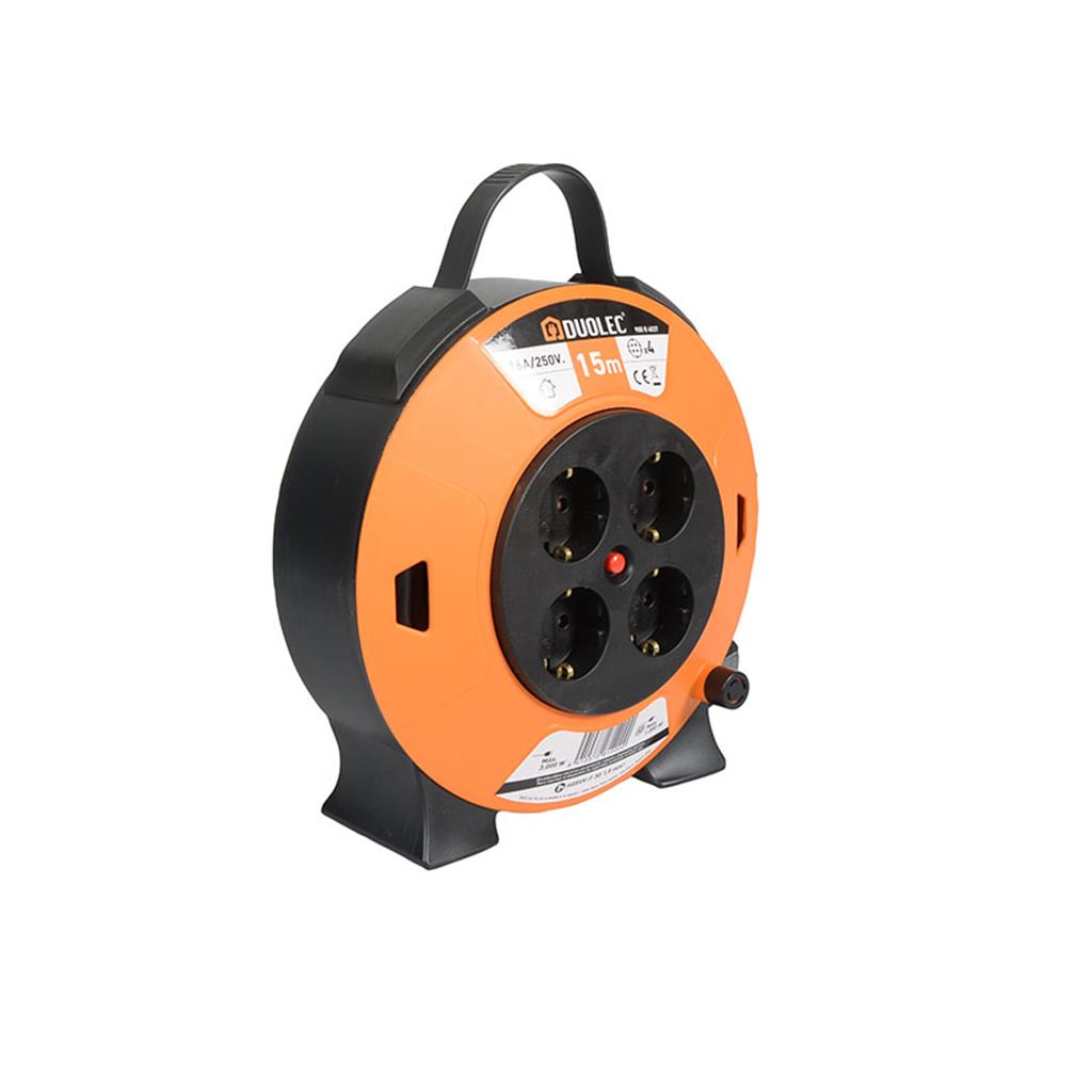 ENROLLACABLE DUOLEC DOMESTIC 15MT MAX.3000 W (1 UD)