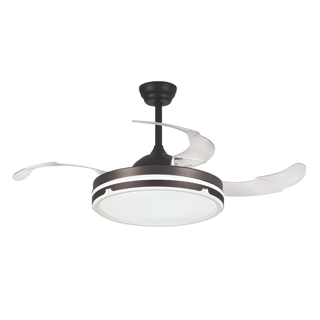 VENTILADOR SOSTRE HABITEX MOD.42BK ASPES PLEGABLES COLOR NEGRE (1 UD)