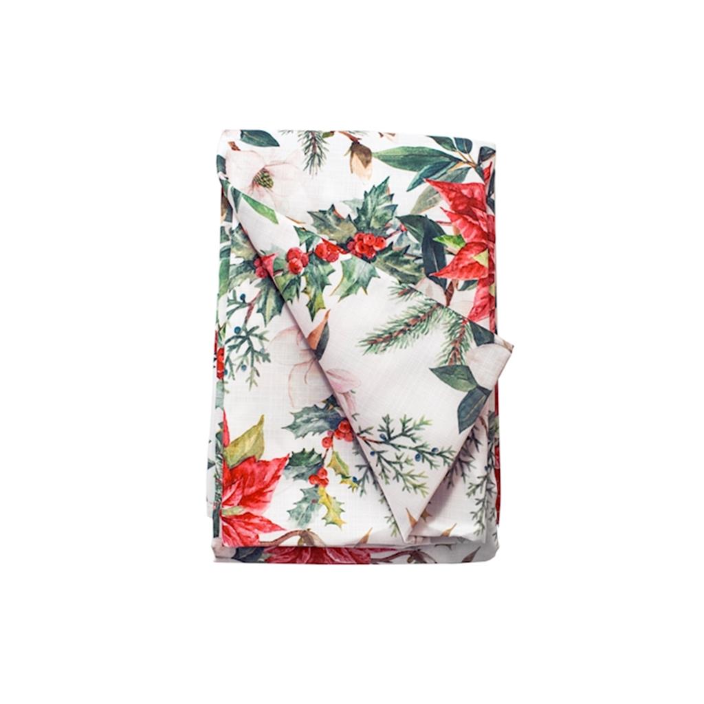 ESTOVALLES POLIESTER 150x300cm MOD.XMAS FLOWER PENGO (1 UD)