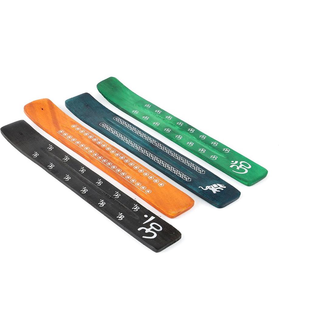 PORTA BARRITAS INCIENSO DE MADERA COLORS (1 UD)