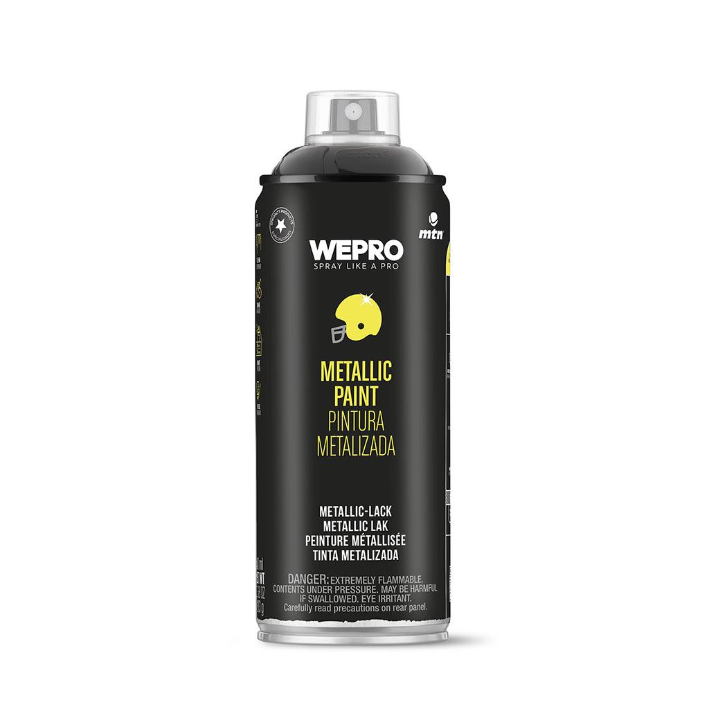 SPRAI PINTURA MONTANA PRO METAL.LICA NEGRA 400ml (1 UD)