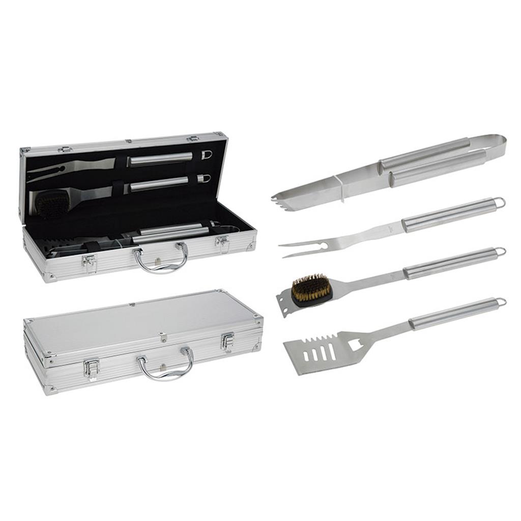 ACCESSORIS BARBACOA MALETI 4 PECES BBQ (1 CJ)