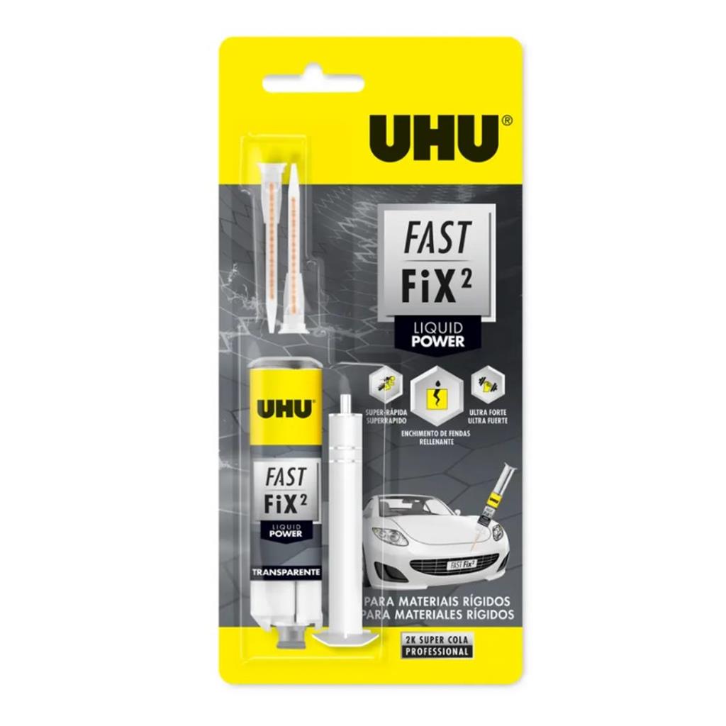 ADHESIU UHU FAST FIX2 LIQUID POWWER MATERIALS RIGIDS (1 UD)
