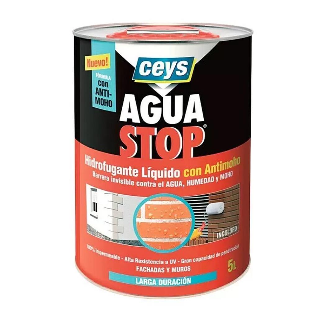 AGUASTOP HIDROFUGANTE ANTIMOHO 5L CEYS BARRERA INVISIBLE (1 UD)