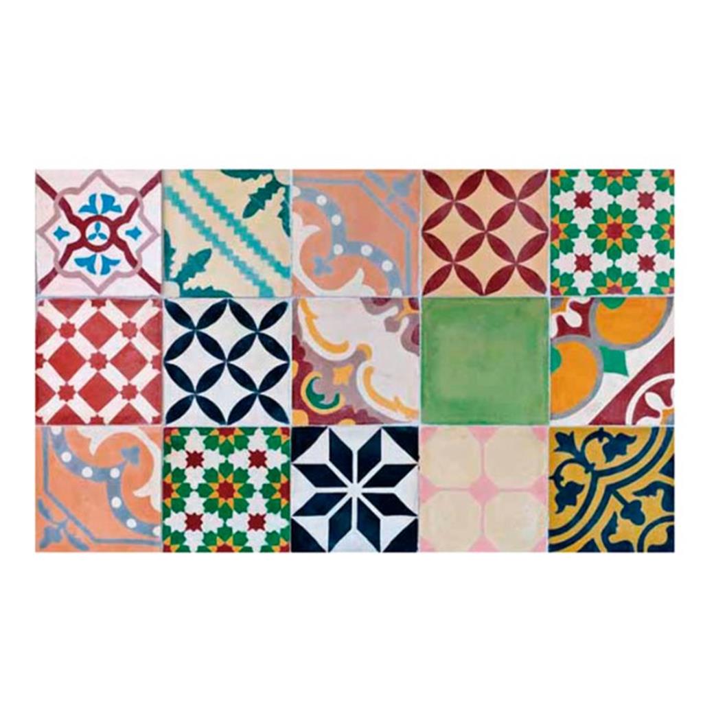 ALFOMBRA VINILICA MOD.CROMA MOSAIC COLOR 50X110 cm (1 UD)