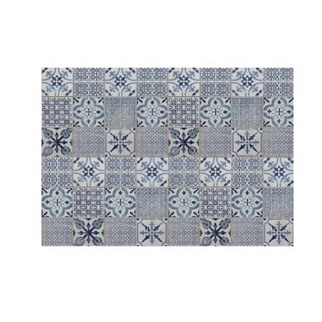 ALFOMBRA VINILO MOD.MOSAIC BLAU 65cmx20mts llarg NOVARTIX (1 ML)