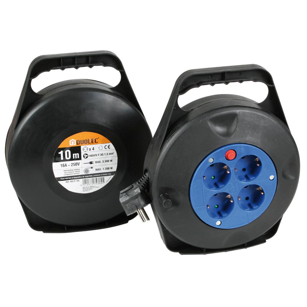 ALLARGO ELECTRIC CASSETTE 3x1 5 DE 10mts DUOLEC MAX.1200-3500w. 16A (1 UD)
