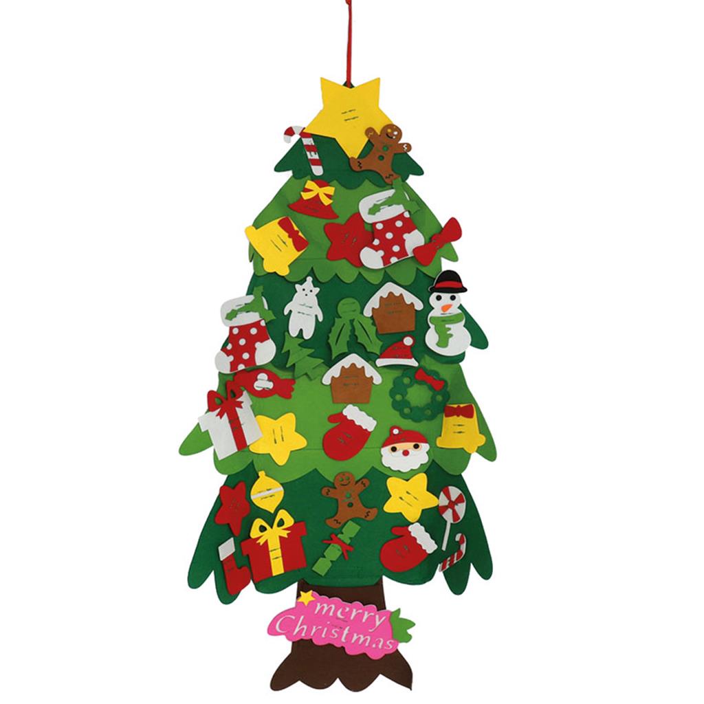ARBRE MURAL DE NADAL AMB FIGURES AMB VELCRO 112cm (1 UD)