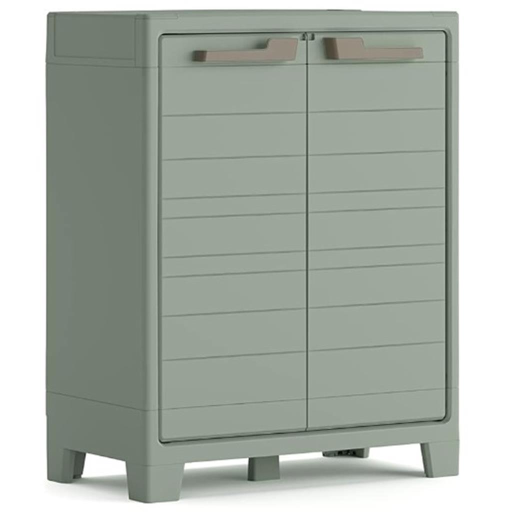 ARMARI BAIX MOD.PLANET OUTDOOR CURVER KETER 80x44x101cm VERD (1 UD)
