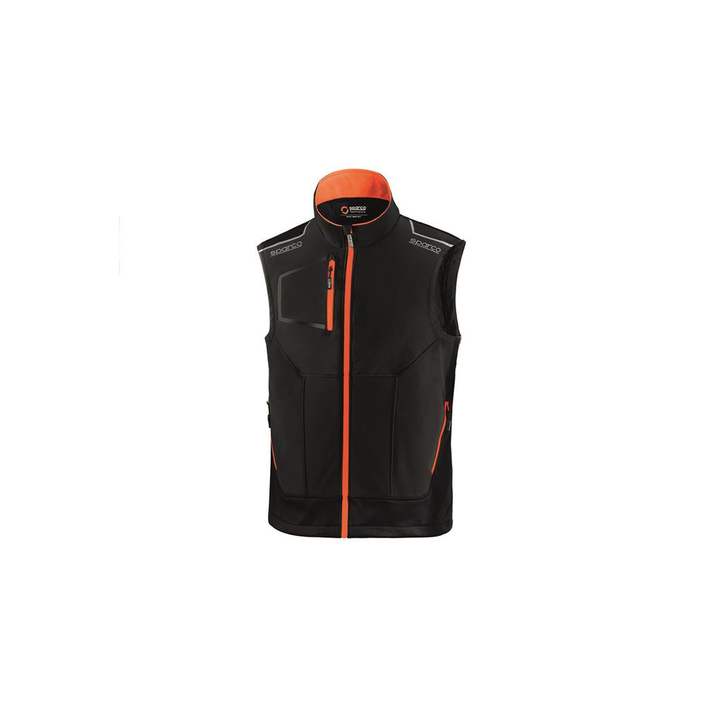 ARMILLA TECH GILLET MOD.ILLINOIS SPARCO NEGRE/TARONJA (1 UD)