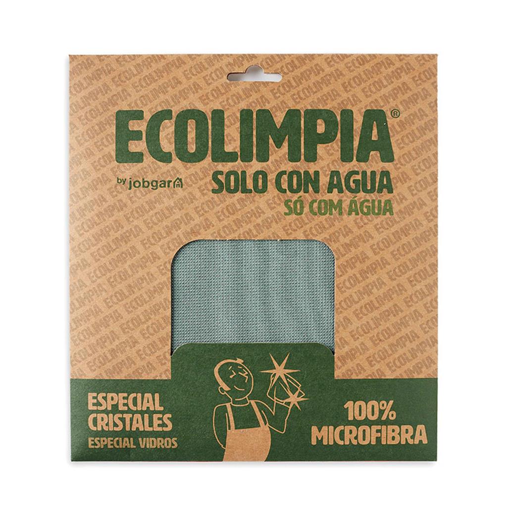 BAIETA ECOLOGICA ESPECIAL VIDRES ECOLIMPIA MICROFIBRES 100% NOMES AMB AIGUA (1 UD)