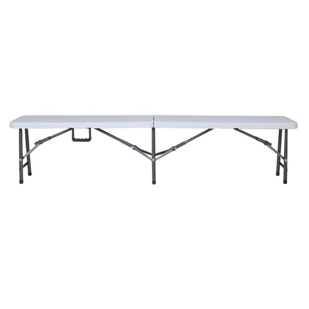 BANC PLEGABLE RESINA/ACER 184x30xh44cm MOD.SMART (1 UD)