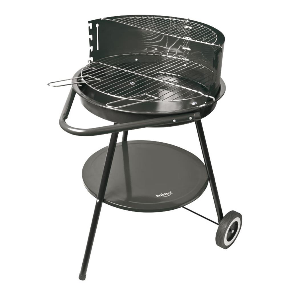 BARBACOA CARBO HABITEX MOD.SUPERGRILL 45 AMB RODES 60x60xh80cm (1 UD)