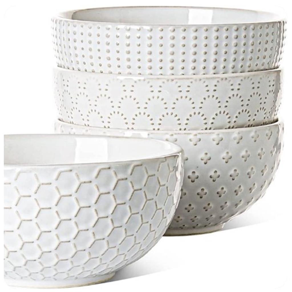 BOL ARABESQUE IN STONEWARE GRIGIO 13,5cm PENGO  (1 UD)