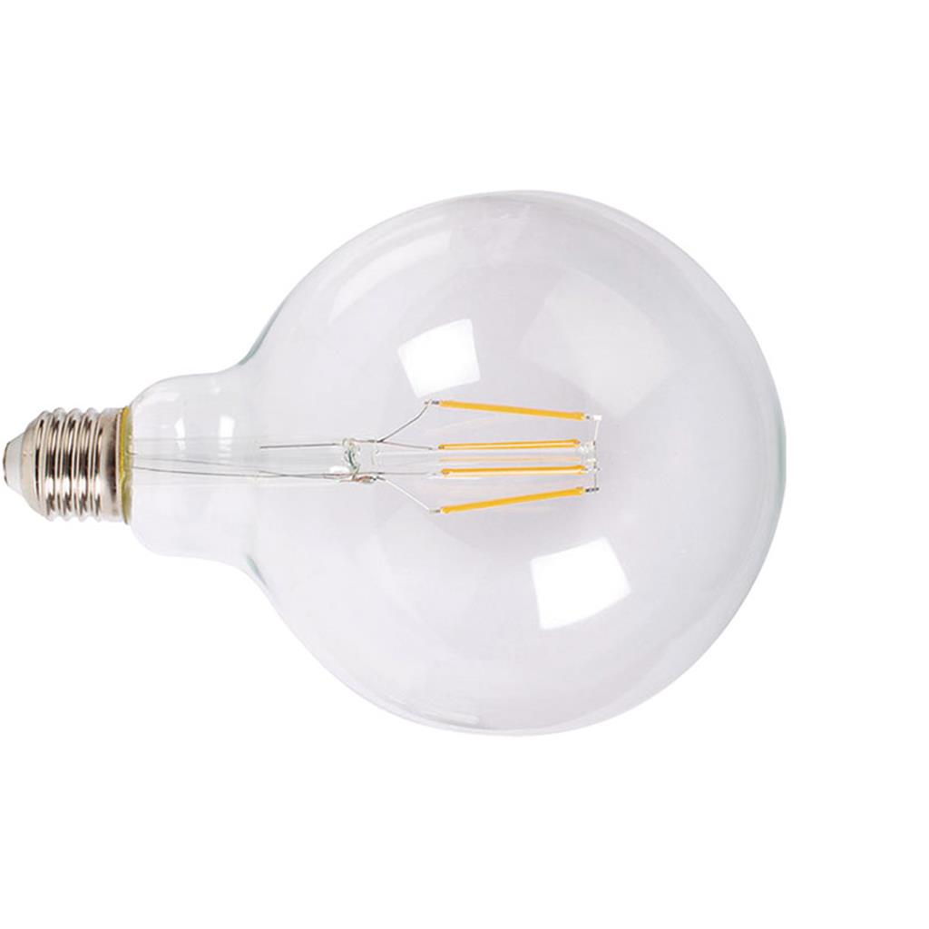 BOMBETA LED DUOLEC MOD.CLASSIC FILAMENTS GLOBO G125 6W 2700K E27 TRANSPARENT (1 UD)
