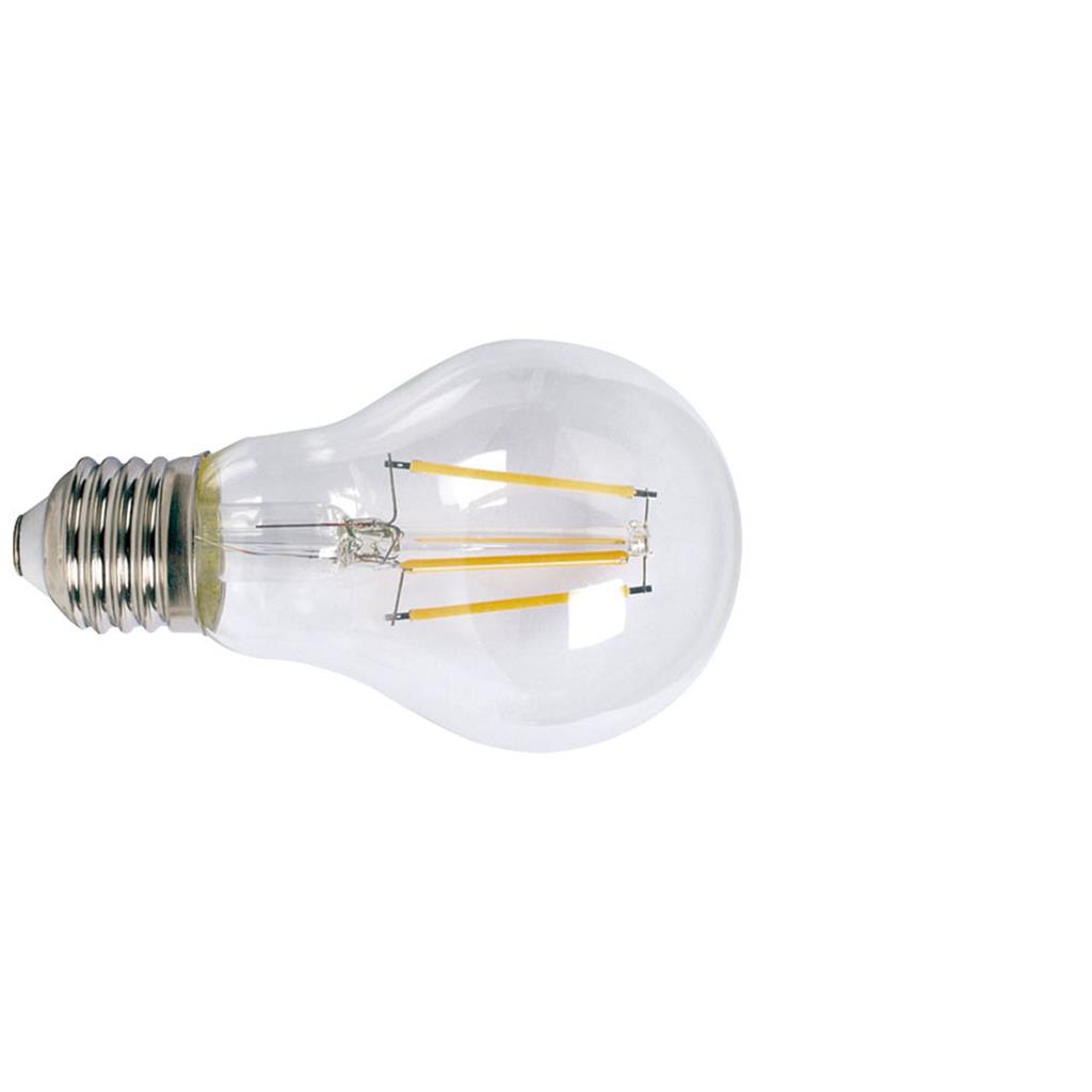 BOMBETA LED DUOLEC MOD.CLASSIC FILAMENTS STANDARD 6W 6400K E27 TRANSPARENT (1 UD)