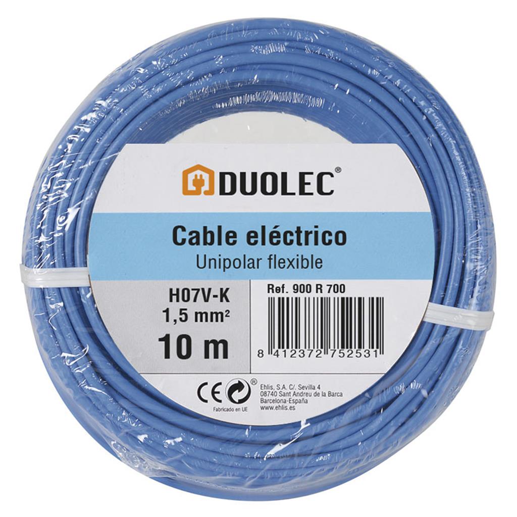 zCABLE ELECTRIC DUOLEC 1.5mmx10mt BLAU (1 RL)