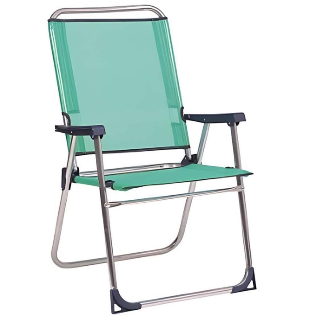 CADIRA PLATJA FIXA SUPORT ALT ALUMINI FIBRELINE 89x60x57cm (1 UD)