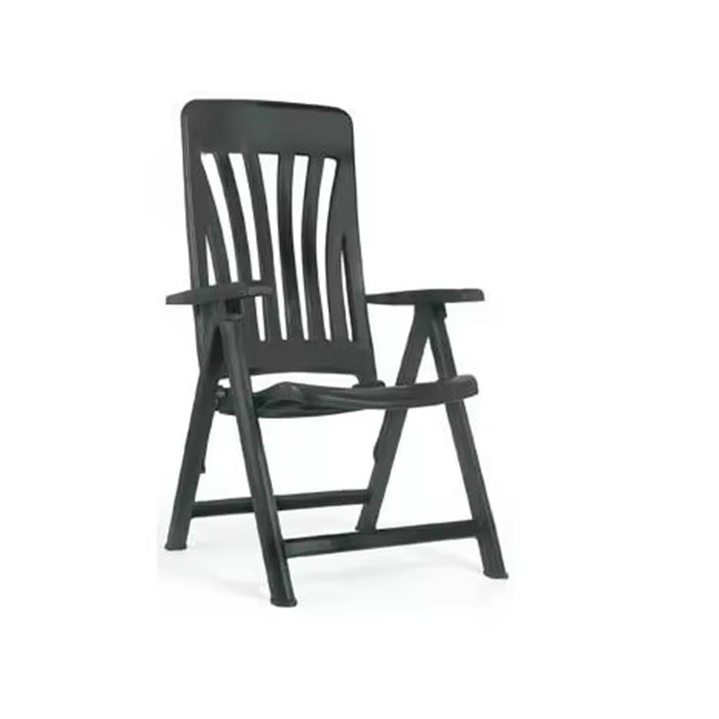 CADIRA RESINA MULTIPOSICIONS RESOL MOD.BLANES ANTRACITA (1 UD)
