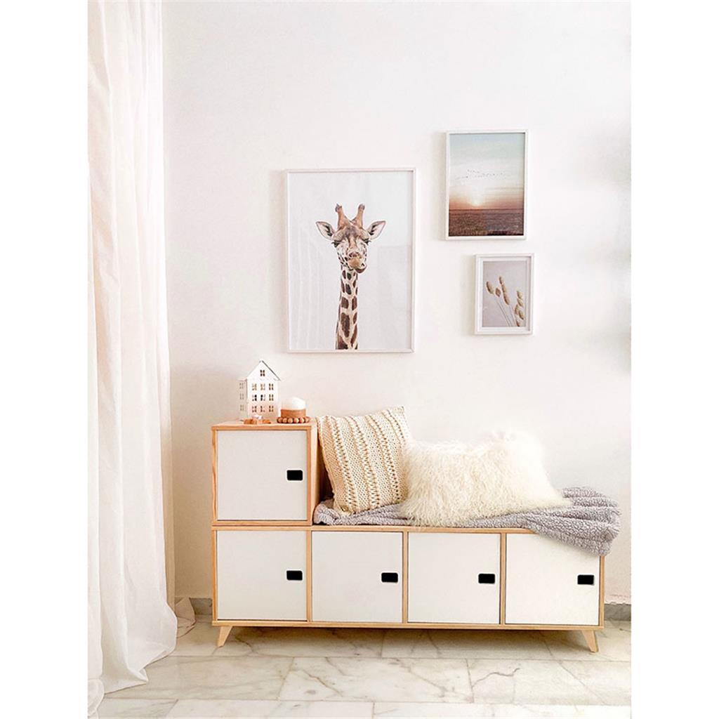 CUBO MODULAR DE FUSTA PI 36x32x36 cm. ASTIGARRAGA (1 UD)