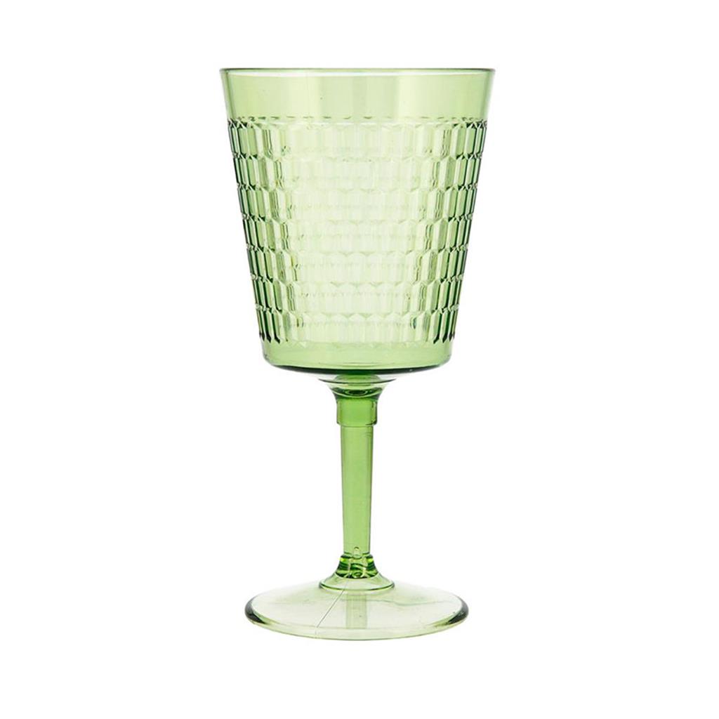 COPA VI 42cl POLIESTIRE VERD SERIE VIBA QUID (1 UD)