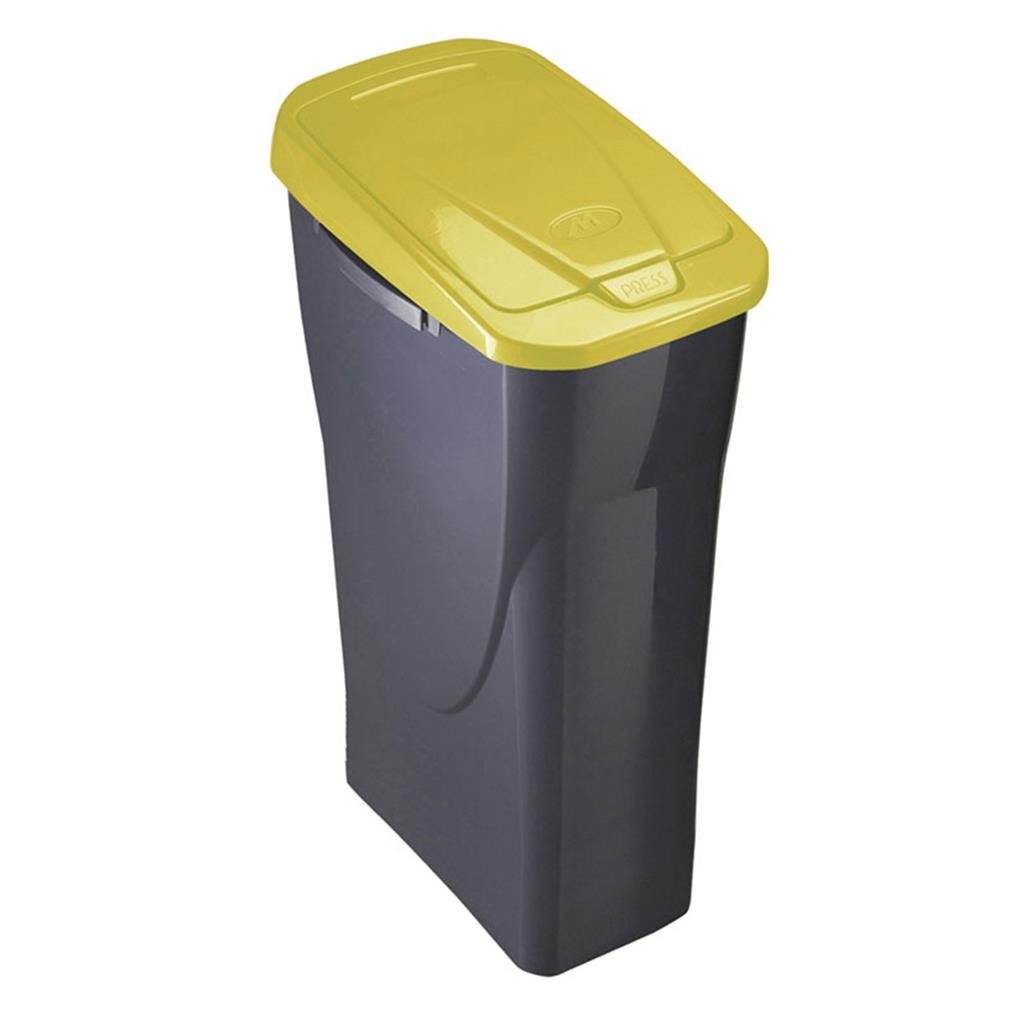 CUB RECICLATGE MOD.ECOBIN 15l. TAPA GROGA (1 UD)