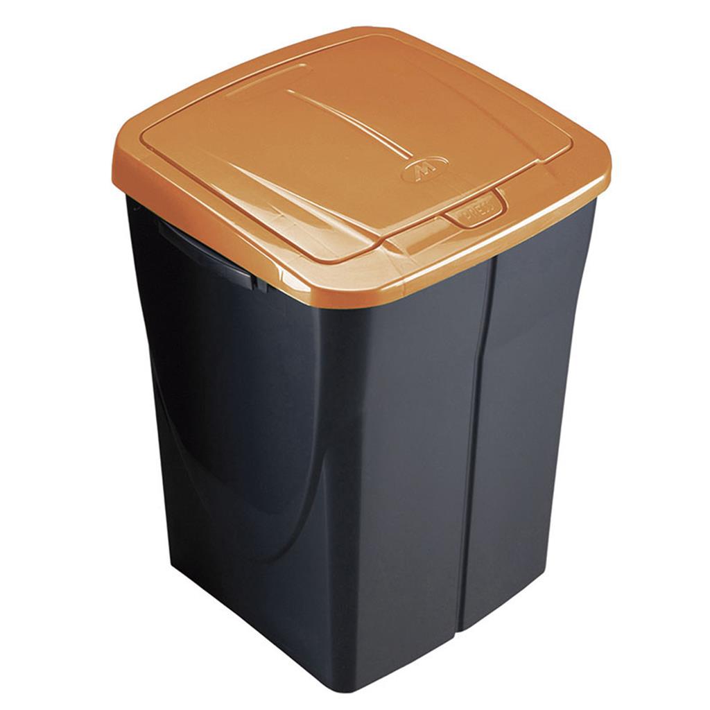 CUBO TAYG MOD.ECOBIN 45lts TAPA TARONJA (1 UD)
