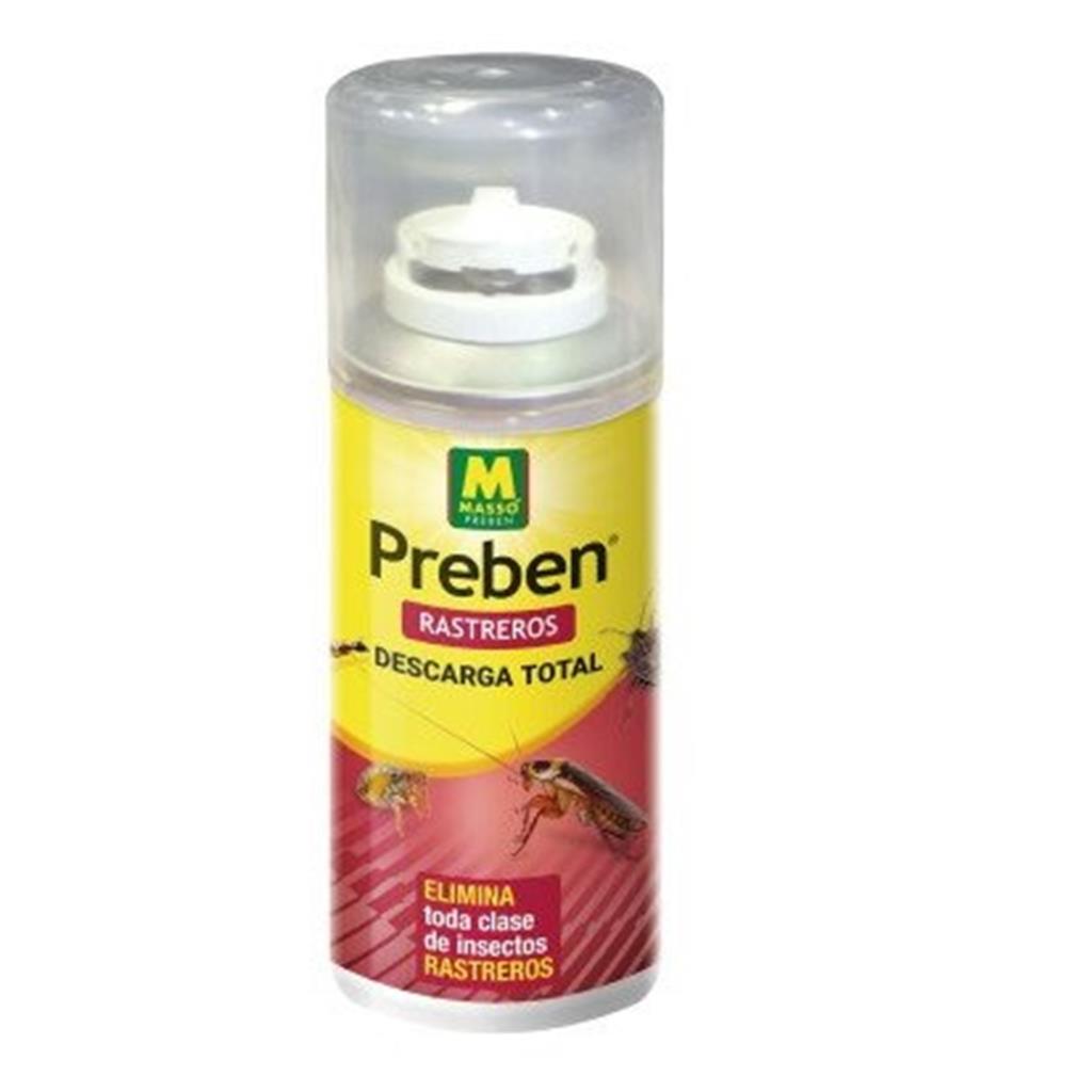 DESCARREGA TOTAL MASSO INSECTICIDA EN FORMA D'AEROSOL ELEVAT PIRETRINAS 100ml (1 UD)