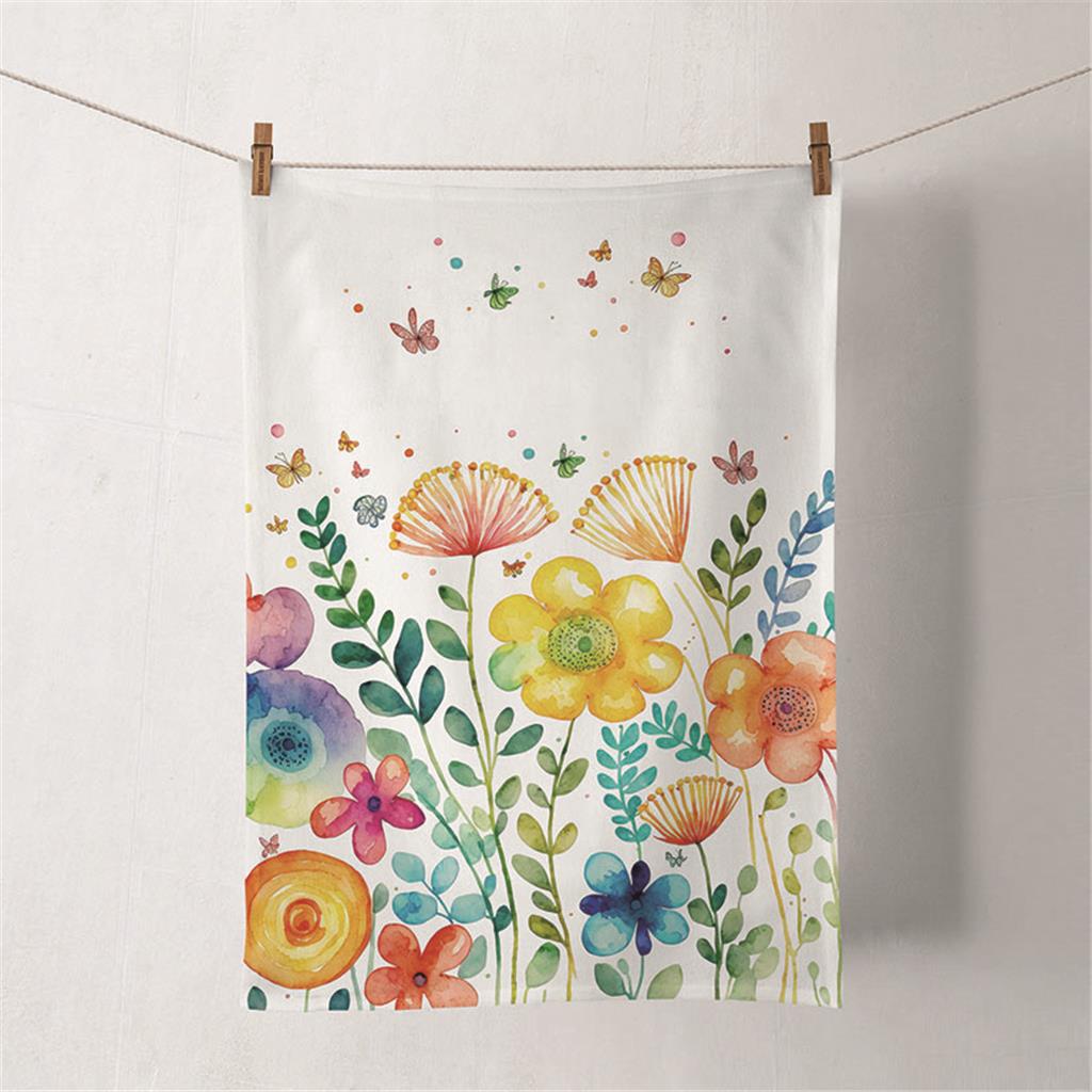 DRAP CUINA 50x70cm KITCHEN TOWEL MOD.VIBRANT SPRING WHITE AMBIENTE (1 UD)