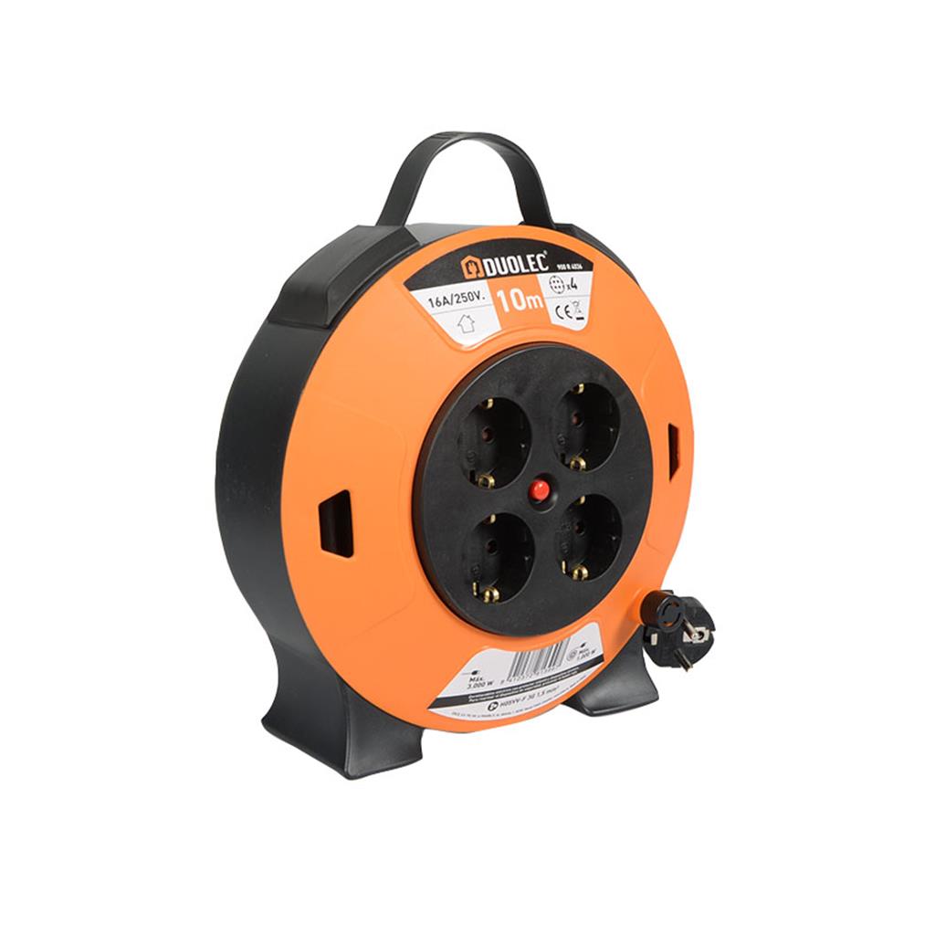 ENROLLACABLE DUOLEC DOMESTIC 10MT MAX.3000 W (1 UD)