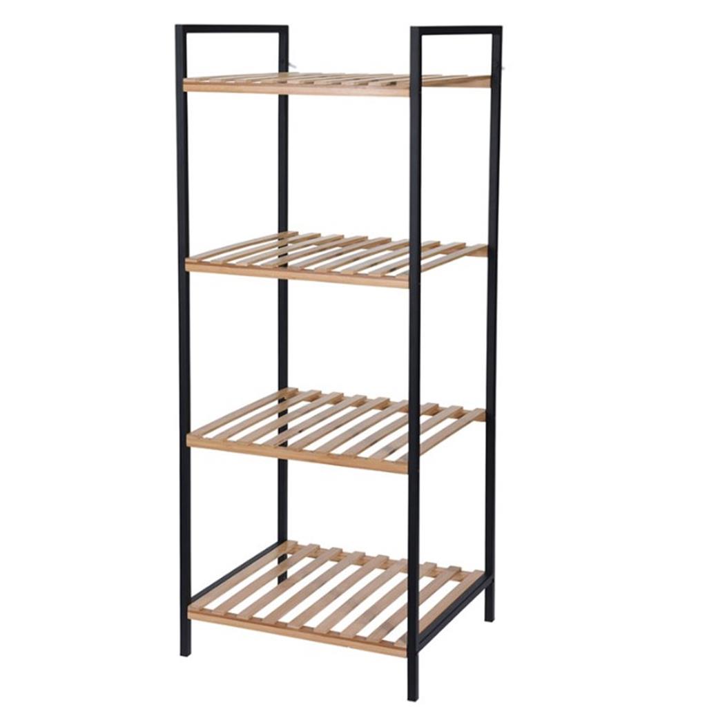 ESTANTERIA AUXILIAR BAMBU 4 estantes 380x325x950 mm. (1 UD)