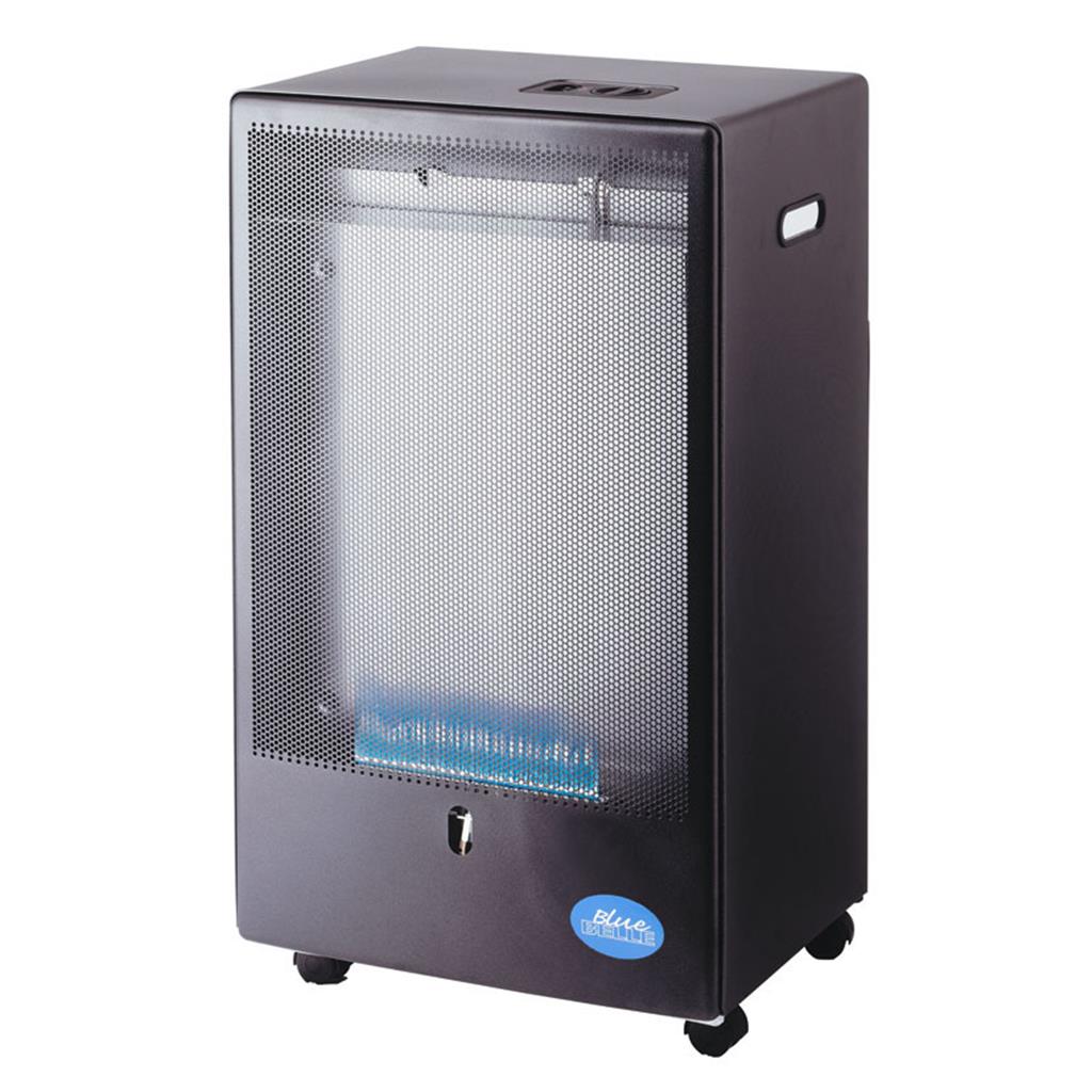 ESTUFA GAS FLAMA BLAVA MOD.TMC BLUE BELL 4.2Kw ENCESA PIEZOELECTRICA (1 UD)