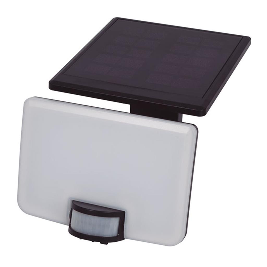 Foco solar Luna 11w 1.500 lumebs color negro (1 UD)