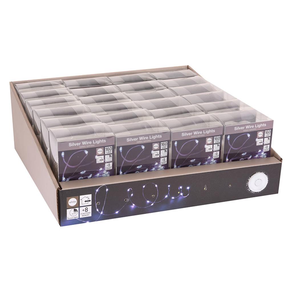 ILUMINACIO 160 LLUMS BLANC FRED A PILES (1 UD)