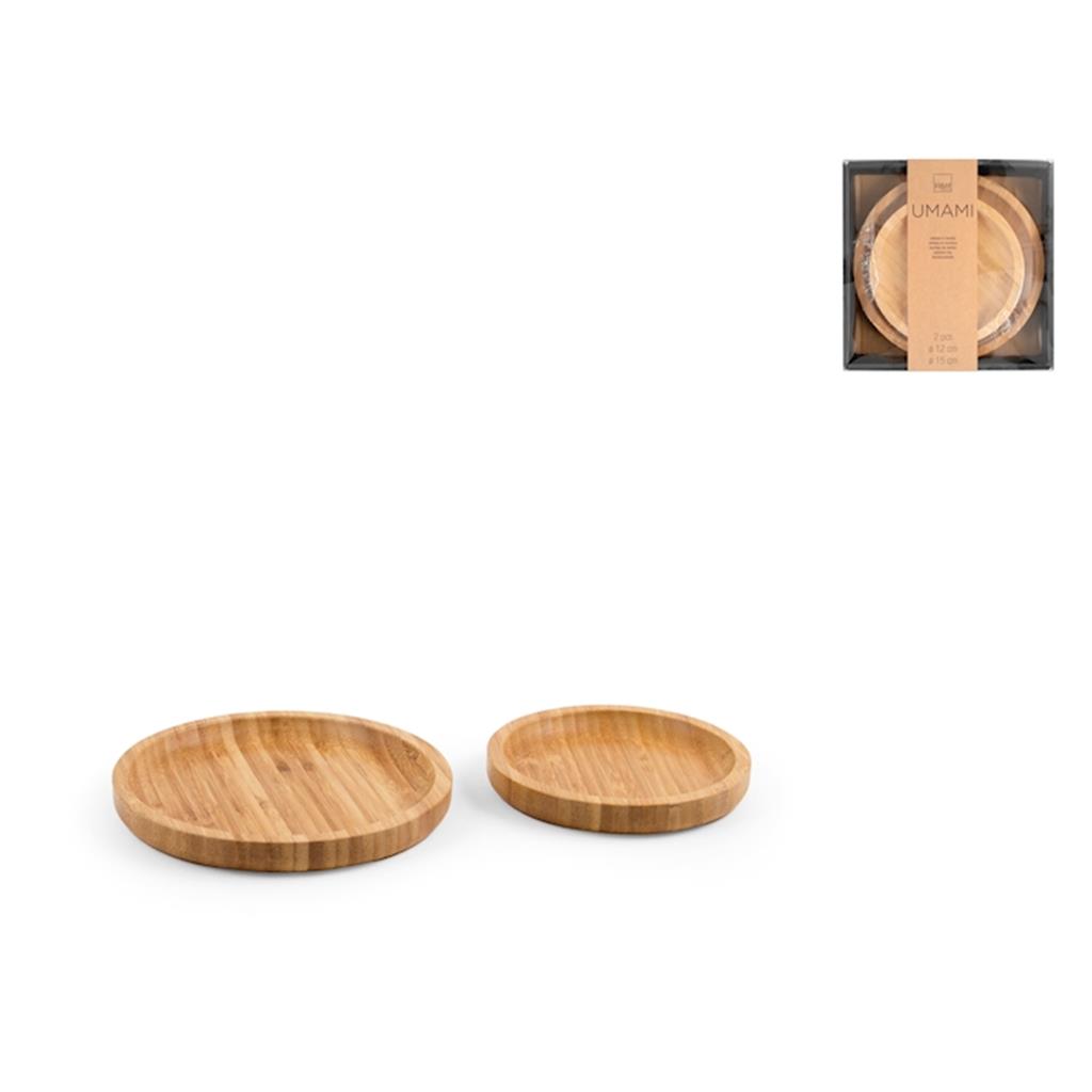 JOC 2 PLATS FONS BAMBU 12/15cm PENGO (1 JC)