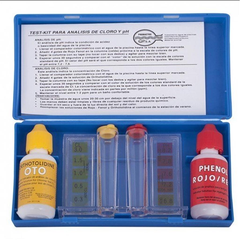 KIT ANALISIS PER CLORO I PH DE L AIGUA PISCINA Ref. 3010031827 (1 UD)