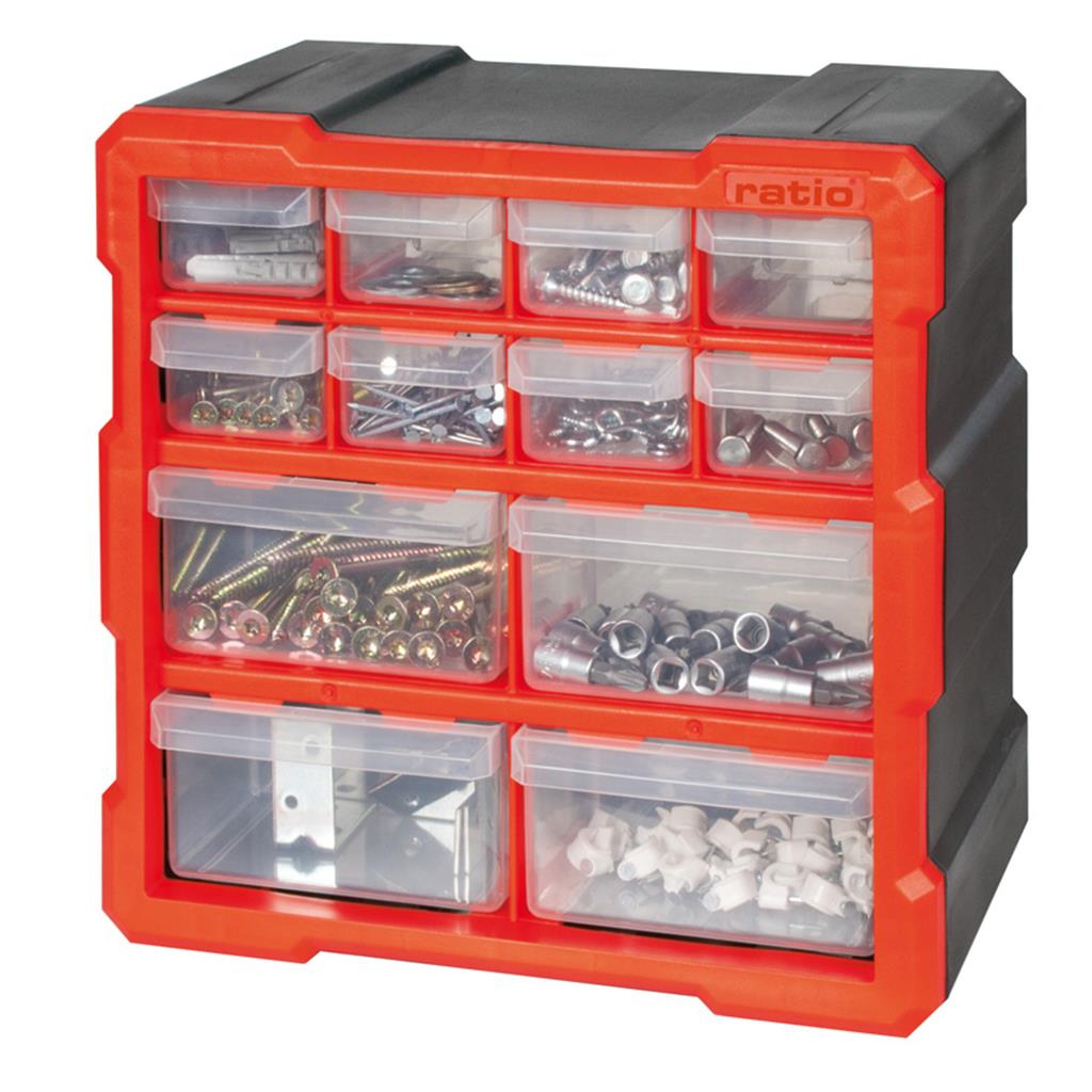 MODUL CLASIFICADOR RATIO 12 COMPARTIMENTS SETBOX6687 36x12xh46cm (1 UD)