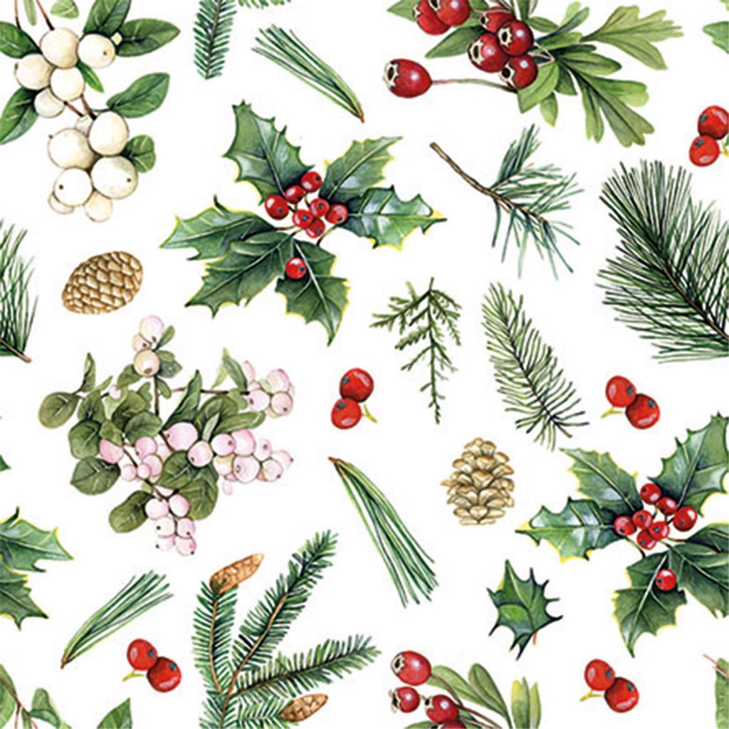 PAQUET TOVALLONS PAPER 33x33 SERIE WINTER GREENERY (1 PQ)
