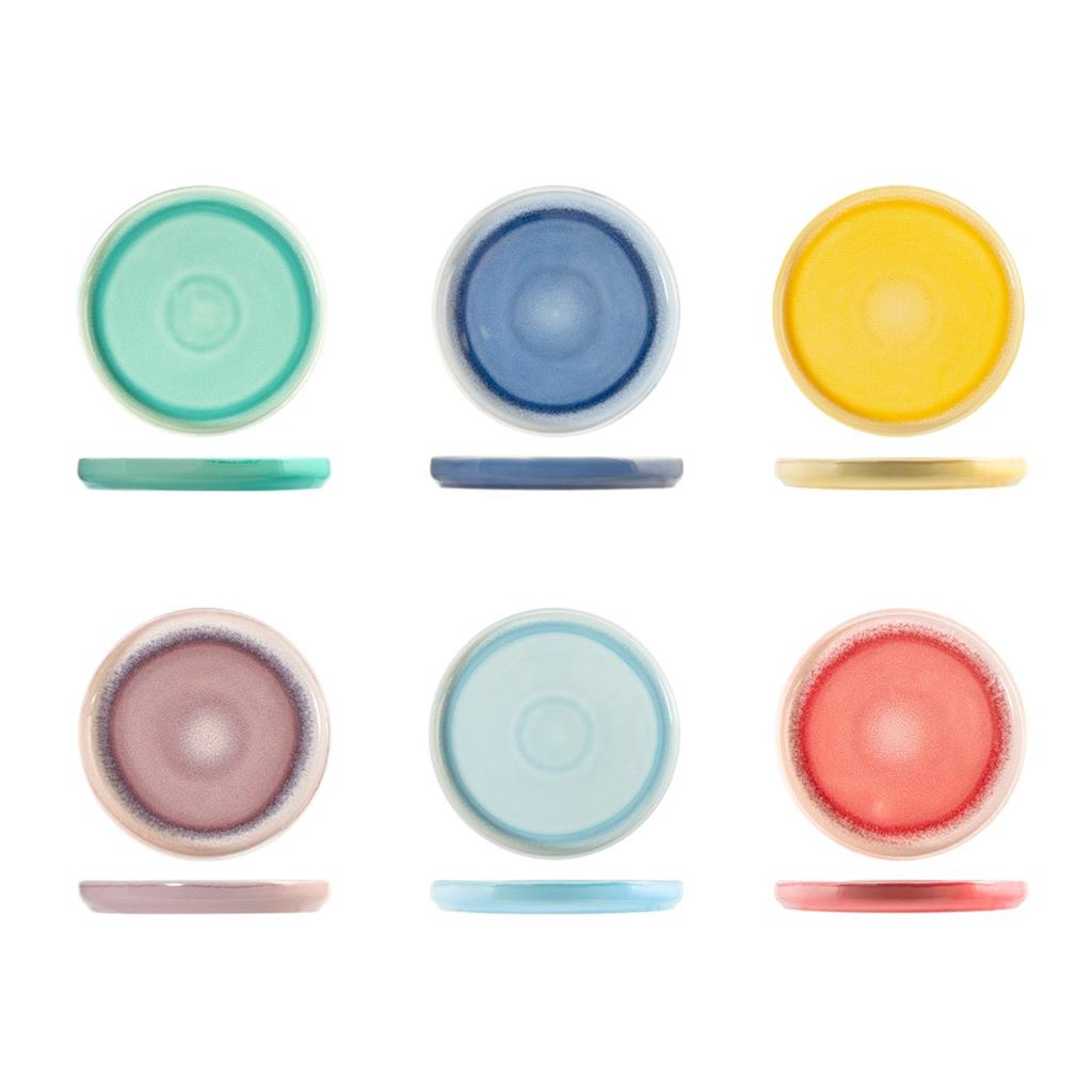 PLAT POSTRE NBC MOD.COACHELLA COLORS 19cm PENGO (CX de 6 UD)