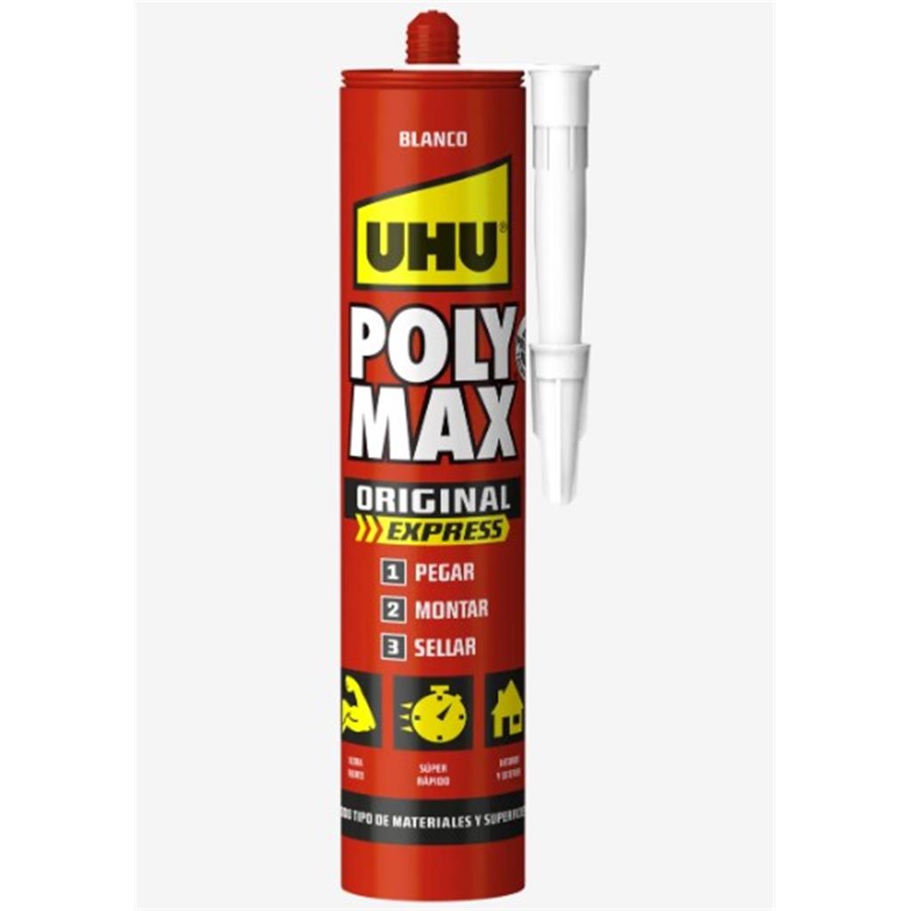 POLIMER MS UHU POLY MAX EXPRESS BLANC 425grs (1 UD)