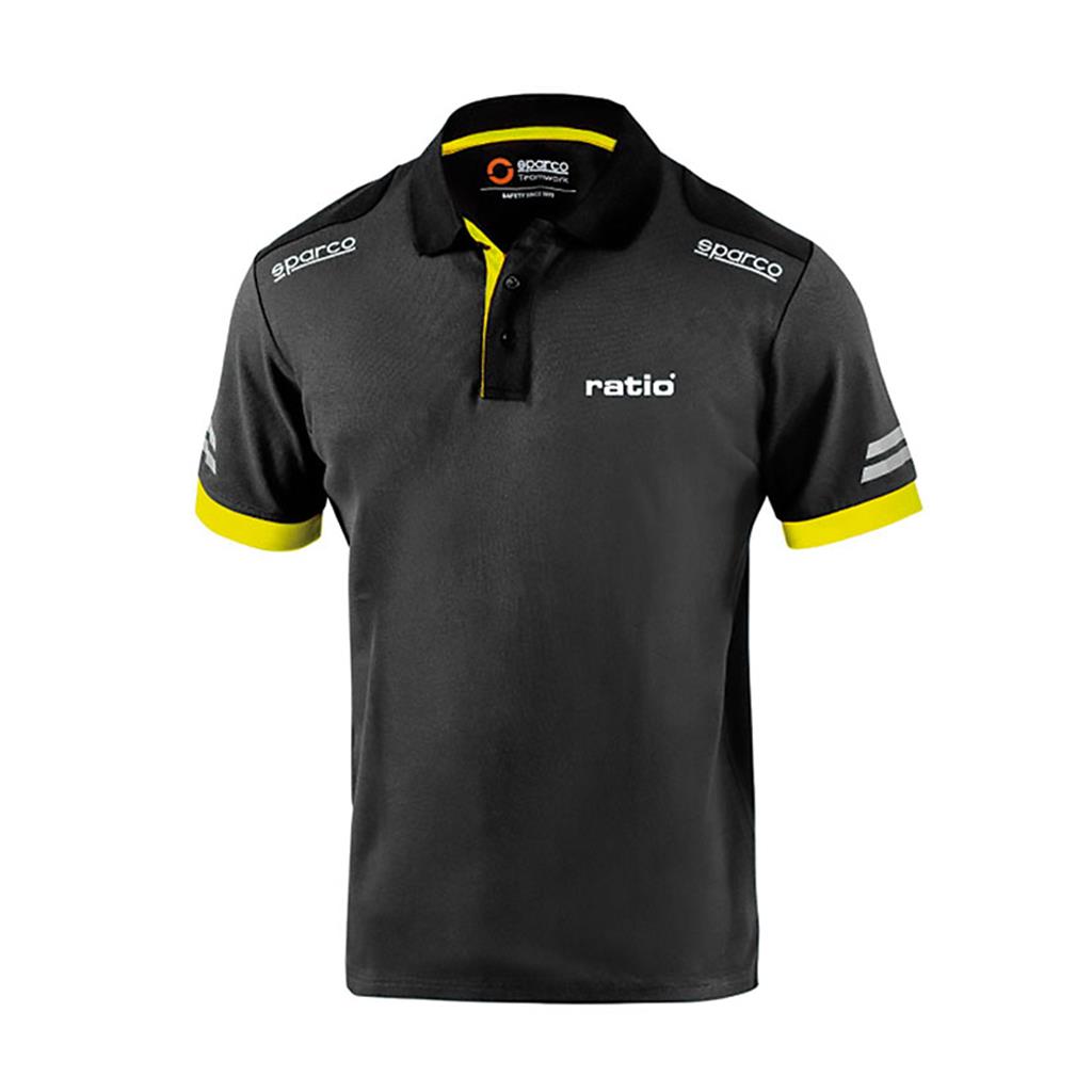 Polo gris/amarillo Talla XXL