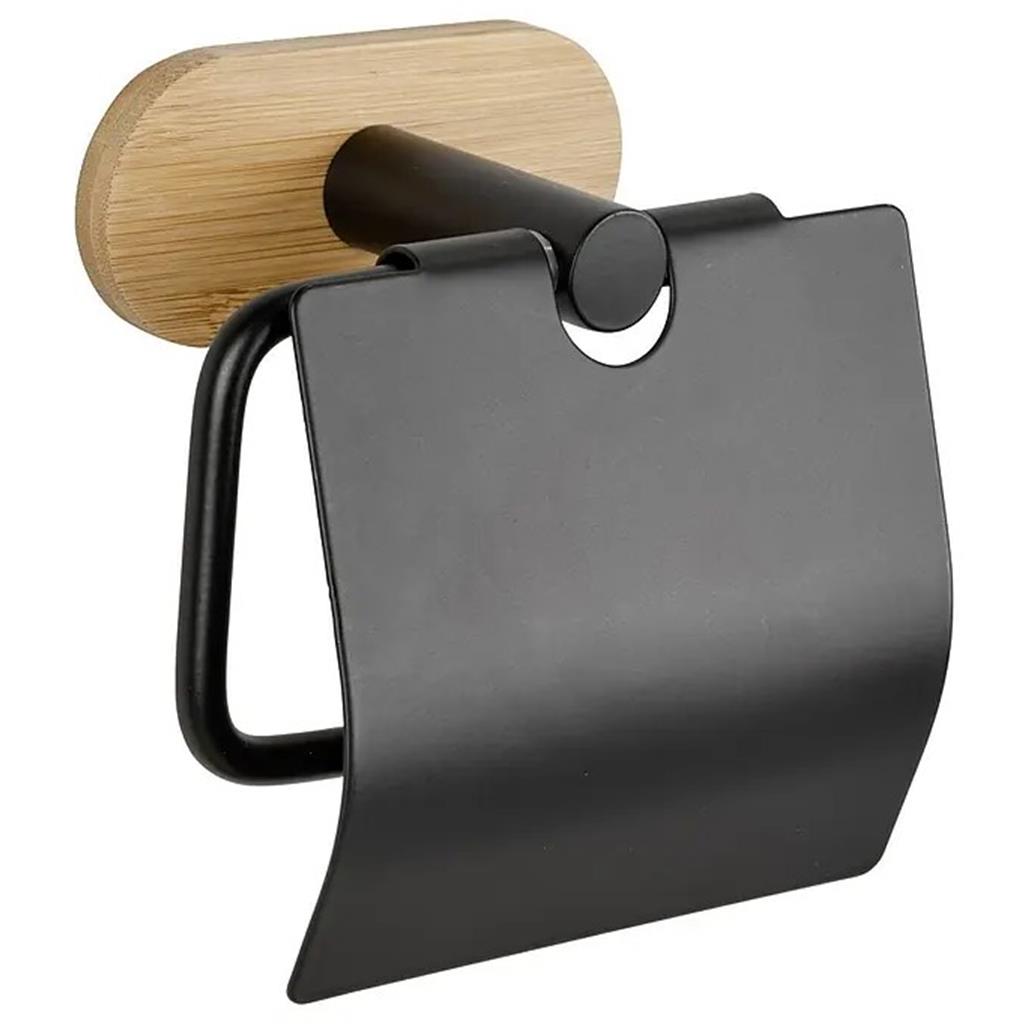 PORTA-ROTLLOS AMB TAPA D'ACER INOXIDABLE WENKO MOD.OREA BAMBOO (1 UD)