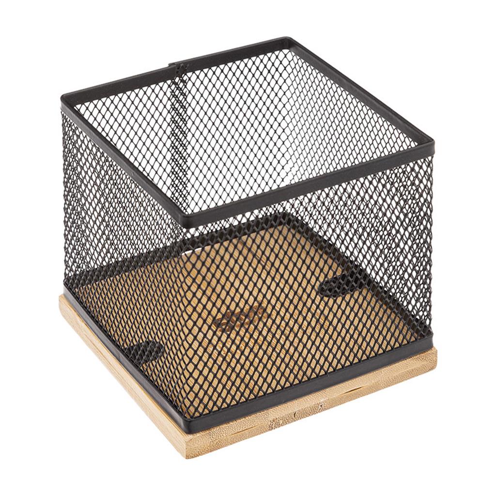 PORTALLAPIS OFICINA METALL/BAMBU HAVI (1 UD)