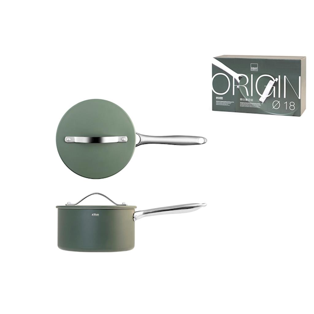 CASSOLA AMB TAPA MOD.ATD ORIGIN 18cm MANEC INOX ANTIADHERENT PENGO (1 UD)