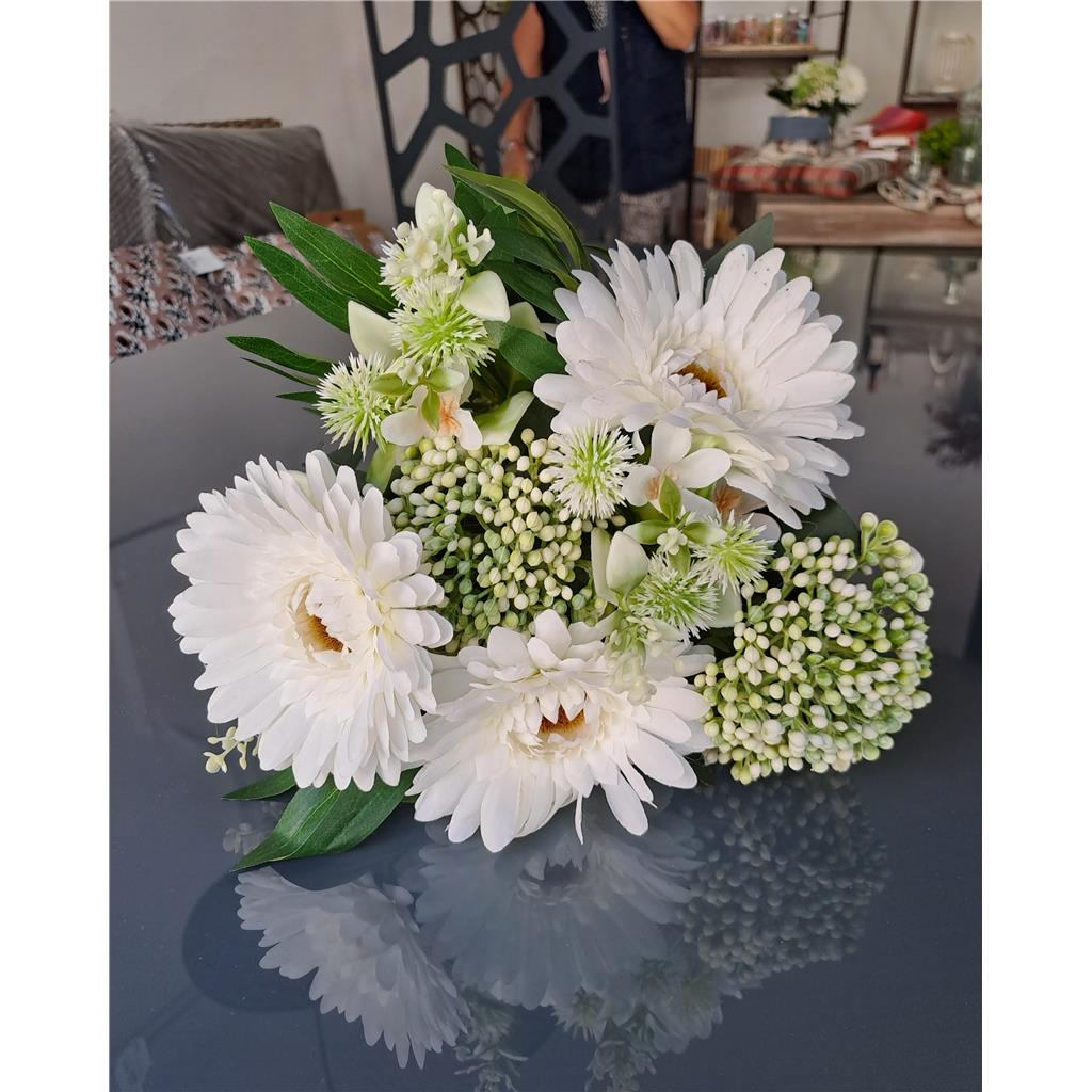 RAM FLORS GERBERA BLANC (1 UD)