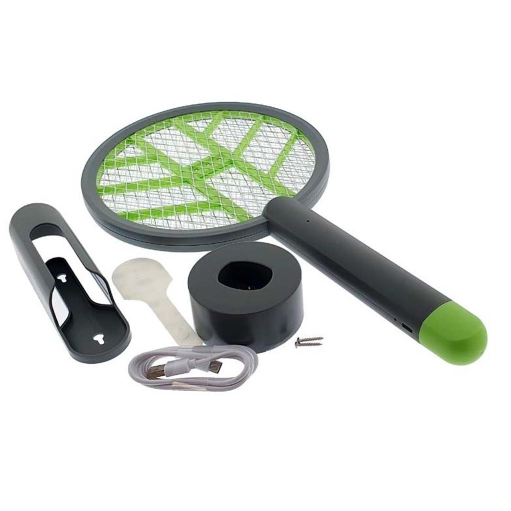 RAQUETA MATAMOSQUITS RECARGABLE AMB BASE SIMON BRICO (1 UD)